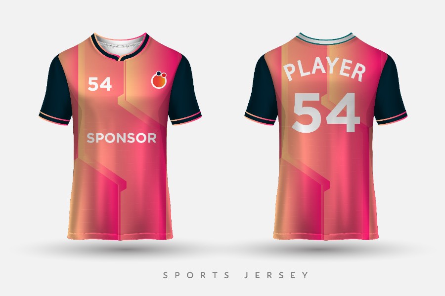 Personalized Jersey with Multiple Logos