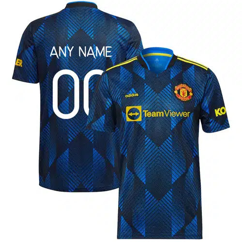 Manchester United Third Kit 2021-22 Customizable