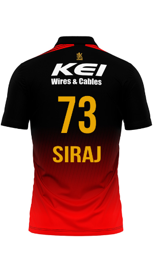 JerseyJunction Customized RCB MOHAMMED SIRAJ  jersey