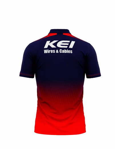 JerseyJunction Customized RCB Royal challengers Bangalore Jersey design Polo Neck 2025