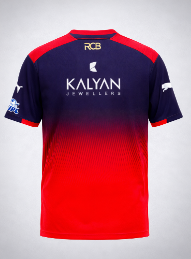 JerseyJunction Customized RCB Royal challengers Bangalore Latest Womens Jersey design V Neck