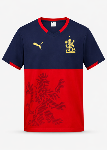 JerseyJunction Customized RCB Royal challengers Bangalore Practice jersey 2026 jersey V Neck